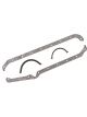 Mr Gasket Oil Pan Gasket - Multi-Piece - Fiber - Small Block Chevy - Kit