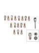 Mr Gasket Header Bolt Locking 3/8-16 in Thread 0.750 in Long Hex Head S
