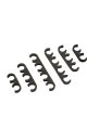 Mr Gasket Spark Plug Wire Loom 8 mm Wires Plastic Black Universal Kit