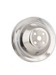 Mr Gasket Water Pump Pulley V-Belt 2 Groove 6.313 in Diameter Steel Chro