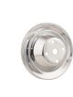 Mr Gasket Water Pump Pulley V-Belt 1 Groove 6.250 in Diameter Steel Chro