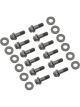 Mr Gasket Intake Manifold Bolt Kit Super Hex Head Steel Black Oxide S