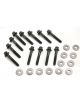 Mr Gasket Intake Manifold Bolt Kit Super Hex Head Steel Black Oxide S