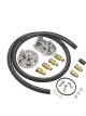 Mr Gasket Remote Oil Filter Single Filter 3/4-16 in Center Thread Adapte