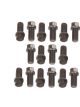 Mr Gasket Header Bolt 3/8-16 in Thread 0.750 in Long Hex Head Steel Blac