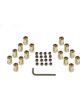 Mr Gasket Rocker Arm Nut 3/8-24 in Thread 0.603 in Shank Diameter Steel