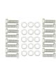Mr Gasket Intake Manifold Bolt Kit Hex Head Steel Zinc Oxide Big Block C