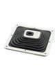 Mr Gasket Shifter Boot 7-3/4 x 8-3/4 in Base Square Boot Rubber / Steel