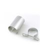 Mr Gasket Ignition Coil Bracket - Canister Style - Steel - Chrome - Each