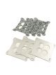 Mr Gasket Carburetor Spacer Heat Dissipater 1/2 in Thick 4 Hole Square Bor