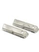 Mr Gasket Valve Cover Stock Height Baffled Breather Hole Steel Chrome Sm