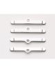 Mr Gasket Valve Cover Hold Down Tabs Competition Long Steel Chrome Unive