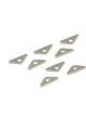 Mr Gasket Valve Cover Hold Down Tabs Custom Short Steel Chrome Universal