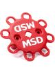 MSD Distributor Wire Retainer - Plastic - Red - MSD HEI Style - Each (MSD23243)