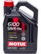 Motul Usa Motor Oil - 6100 SAVE-lite - 5W20 - Synthetic - 4 L - Each (MTL108030)