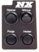 Nitrous Express Switch Panel Console Mount 2 Rockers / 1 Momentary Rock