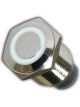 Oracle Lighting Push Button Switch LED Flush Momentary Lighted Ring