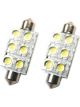 Oracle Lighting LED Light Bulb Festoon 6 LED White 44 mm Style Pair