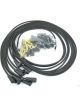 Pertronix Ignition Spark Plug Wire Set Stock-Look Spiral Core 7 mm Bla