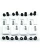 Pertronix Ignition Boot / Terminal Kit Spark Plug 8 mm Ceramic White
