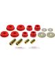 Prothane Differential Housing Mount Bushing Polyurethane Red Mitsubis