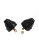 Prothane Bump Stop 2.250 in Tall 2-1/4 in OD 3/8 in Stud Mount Con