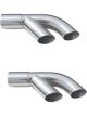 Pypes Performance Exhaust Exhaust Tip Trans AM Splitters Slip-On 2-1/2