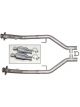 Pypes Performance Exhaust Exhaust H-Pipe Catted 2-1/2 in Diameter Stain