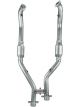 Pypes Performance Exhaust Exhaust H-Pipe Catted 2-1/2 in Diameter Stai