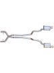 Pypes Performance Exhaust Exhaust System Violator Cat-Back 2-1/2 in Dia