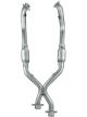 Pypes Performance Exhaust Exhaust X-Pipe Catted 2-1/2 in Diameter Stai