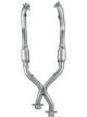 Pypes Performance Exhaust Exhaust X-Pipe Catted 2-1/2 in Diameter Stai