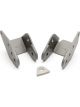 QA1 Trailing Arm Bracket Lower Weld-On Steel Black Powder Coat Ford Mus