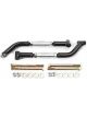 QA1 Trailing Arm Brace Tubular Adjustable Steel Black Powder Coat GM A-B