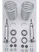 QA1 Coil-Over Shock Kit Pro Coil Twintube Single Adjustable Fron (GS401-10350C)