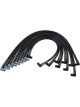 Quickcar Racing Products Spark Plug Wire Set Spiral Core 11.5 mm Black