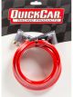 Quickcar Racing Products Coil Wire 11.5 mm 48 in Long Red HEI / Socket