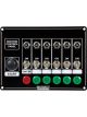 Quickcar Racing Products Switch Panel Dash Mount 6-7/8 x 5 in 6 Toggle