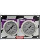 Quickcar Racing Products Brake Bias Gauge Dual Gauge 0-1000 psi Mechan