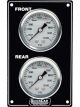 Quickcar Racing Products Brake Bias Gauge Dual Gauge 0-1000 psi Mechan