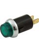Quickcar Racing Products Warning Light 12V 3/4 in Diameter Green Quick