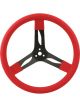 Quickcar Racing Products Steering Wheel 15 in Diameter 3 Spoke 3 in D