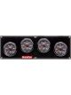 Quickcar Racing Products Gauge Panel Assembly Redline Oil Pressure /