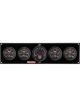 Quickcar Racing Products Gauge Panel Assembly Redline Oil Pressure /