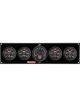 Quickcar Racing Products Gauge Panel Assembly Redline Oil Pressure /