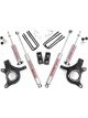 Rough Country Suspension Lift Kit 3 in Lift Brackets / Bushings / Contr