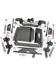 Rough Country Suspension Lift Kit 4 in Lift Blocks / Brackets / Crossmemb (274)