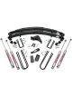 Rough Country Suspension Lift Kit 6 in Lift Brackets / Hardware / Leaf Sp (496)