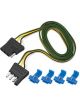 Reese Trailer Plug Adapter 4-Flat Plug to 4-Flat Connector 60 in Long