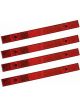 Reese Reflector Self Adhesive Backing 1 x 12 in Strip Plastic Red S